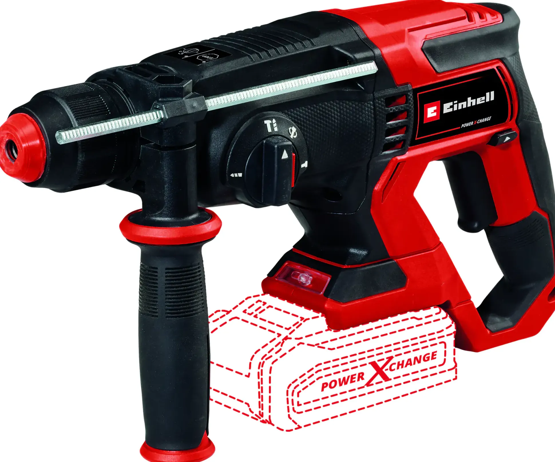 Einhell Akku-Bohrhammer TE-HD 18/20 Li Solo 18 V
