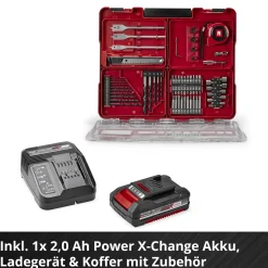 Einhell Akku-Bohrschrauber Mobile Werkstatt TC-AS 18 Li Set inkl. Akku & Ladegerät