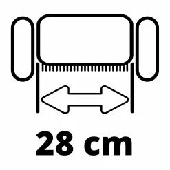 Einhell Akku-Vertikutierer GC-SC Li 18 V Solo 28 cm Arbeitsbreite bis 200 m²