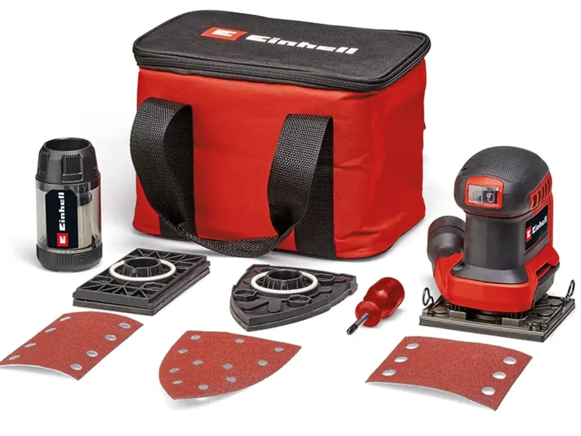 Einhell Expert Akku-Faustschleifer TE-OS 18/113 3X Li Solo