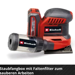 Einhell Expert Akku-Faustschleifer TE-OS 18/113 3X Li Solo