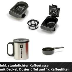 Einhell Expert Akku-Kaffeemaschine TE-CF 18 Li Solo 18 V