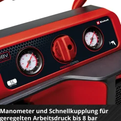 Einhell Expert Akku-Kompressor TE-AC 18/75 Li OF Solo