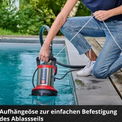 Einhell Flutset Tauchpumpe GE-DP 7535 N LL ECO 18.500 l/h