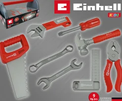 Einhell Kids Kinder-Werkzeugbox, 9-teilig