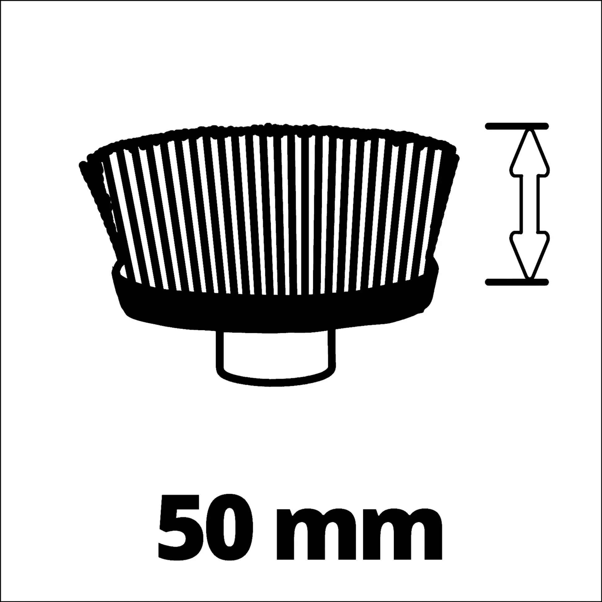 Einhell Oberflächenbürsten-Aufsatz Soft 120/50