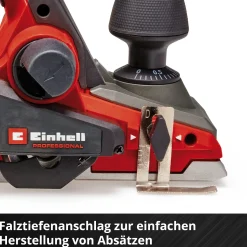Einhell Professional Akku-Hobel TP-PL 18/3 Li BL Solo