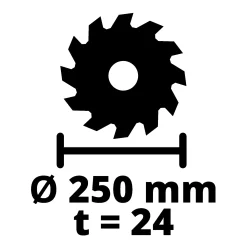 Einhell  Tischkreissäge TC-TS 2025/2 U 1800 W 5000 min-1