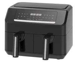 Emerio Doppel-Heißluftfritteuse AF-130376.1, 2x 3,6 L, 2400 Watt