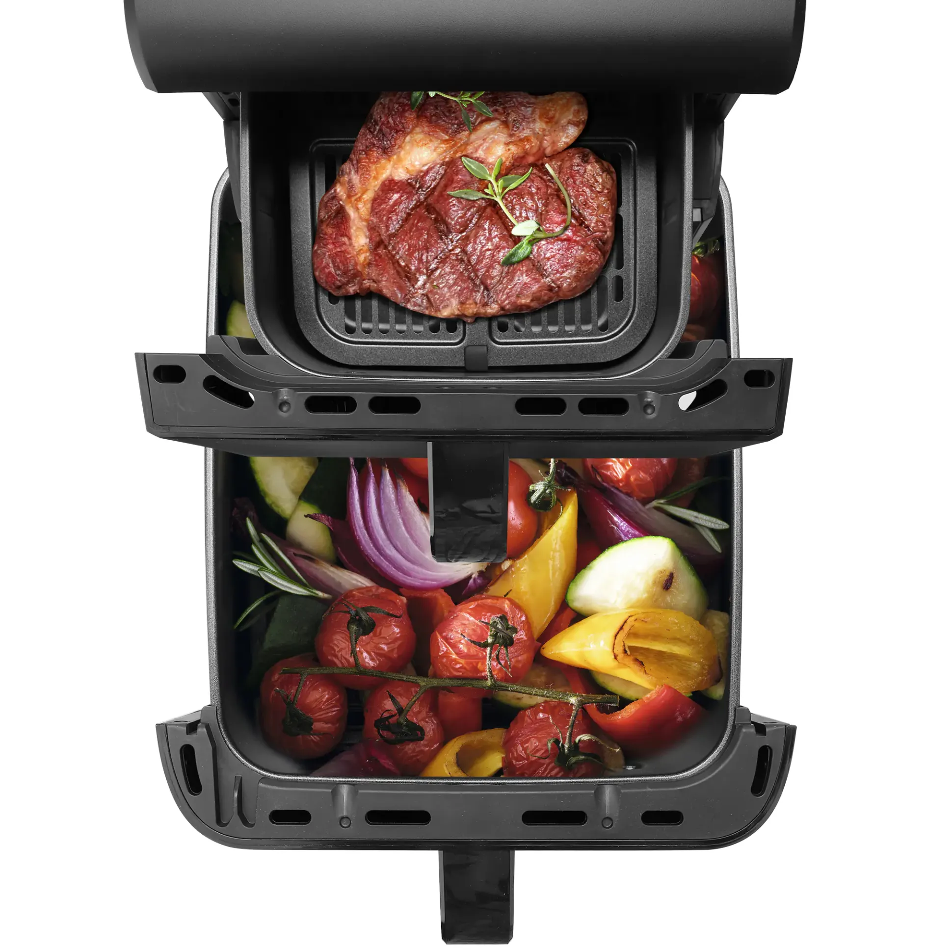 Emerio Doppel-Heißluftfritteuse AF-133542 2500 W