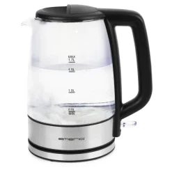 Emerio Glas-Wasserkocher WK-130126, 1,7 Liter, 2200 Watt