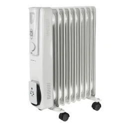 emerio Ölradiator weiß 9 Rippen, 2000 Watt