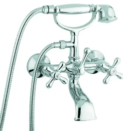 Emmevi Badewannenarmatur Deco verchromt