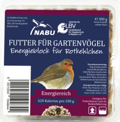Energieblock für Rotkehlchen 300 g