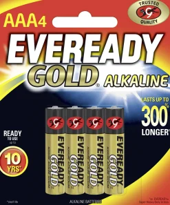 Energizer Alkaline Batterie Eveready Gold Micro AAA 4er Pack