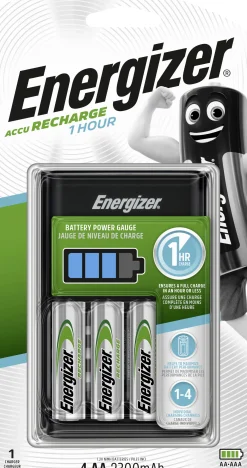 Energizer Ladegerät 1 HR Charger CH1HR3 inkl. 4-AA Mignon