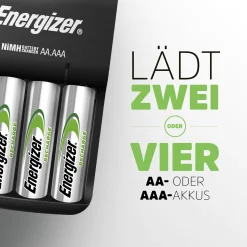 Energizer Ladegerät Base Charger CHVC4E/CHVC4 inkl. 4-AA Mignon