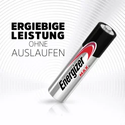 Energizer Max Alkaline Batterie Micro AAA 1,5 V, 8er Pack