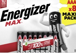 Energizer Max Alkaline Batterie Micro AAA 1,5 V, 8er Pack