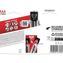 Energizer Max Alkaline Batterie Micro AAA 1,5 V, 8er Pack