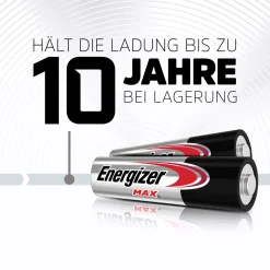 Energizer Max Alkaline Batterie Micro AAA 1,5 V, 4er Pack
