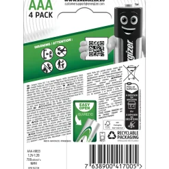 Energizer NiMH Akku Power Plus Micro AAA 700 mAh 4er Pack