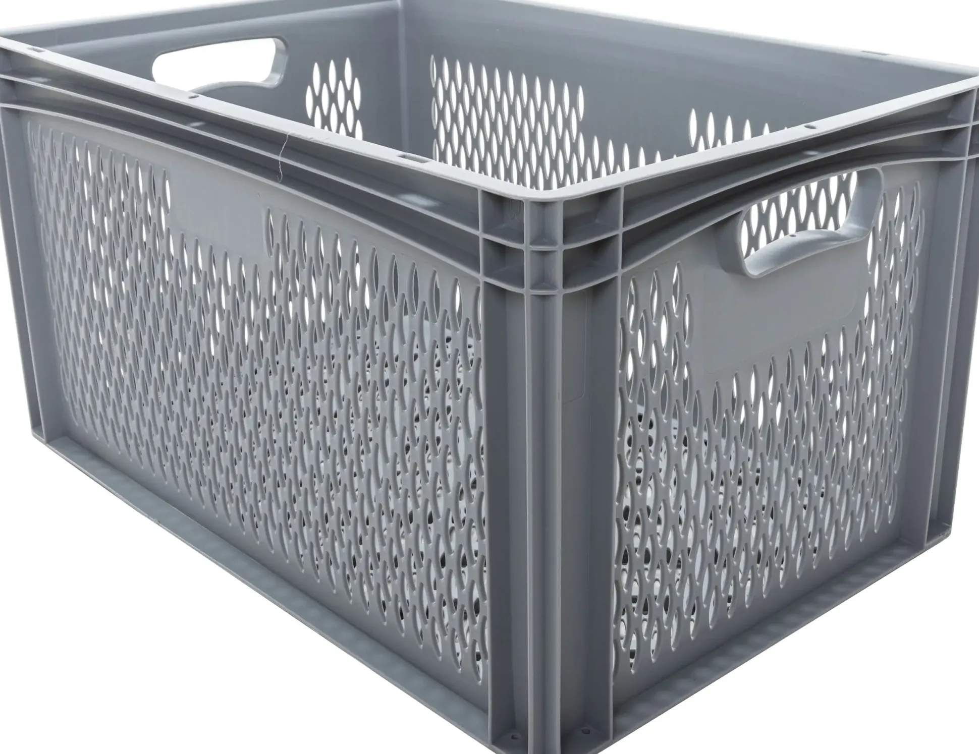 Eurobox 60 x 40 x 32 cm, 62 L, durchbrochen, grau