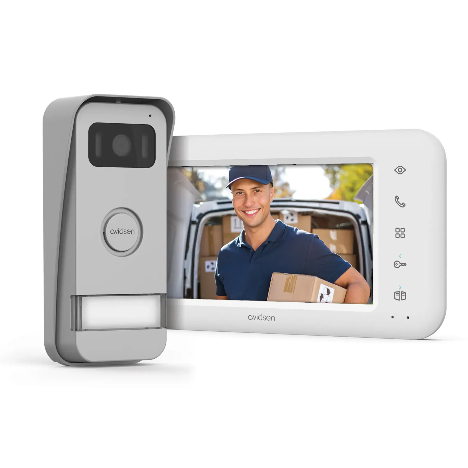 Extel Türsprechanlage Elia Smart 2 7 Zoll-Touchscreen, 2 Draht-Technik
