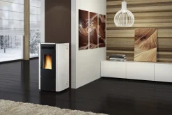 Extraflame Pelletofen Ketty weiß Stahl2,4 - 6,5 kW