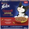 Felix Doppelt Lecker Katzentrockenfutter 800 g Rind & Huhn mit rote Beete