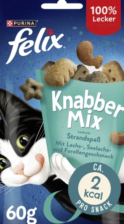 Felix Knabbermix Katzensnack Strandspaß 60g