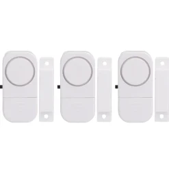 Fenster & Türalarm weiß 3er Pack weiß, ohne Bohren