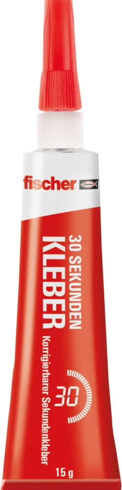 Fischer Sekundenkleber 15 g Korrigierbarer Sekundenkleber
