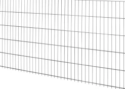 Floraworld Doppelstabmatte-Zaun Comfort 201 x 103 cm anthrazit