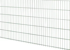 Floraworld Doppelstabmatte-Zaun Comfort 201 x 103 cm moosgrün