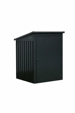 Floraworld Mülltonnenbox aus Stahl für 1 x 240 L Mülltonnen anthrazit