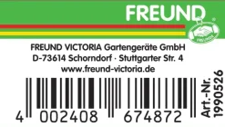 Freund Victoria Kehrrichtschaufel aus Stahlblech 27x23cm, mit Aufhängeloch