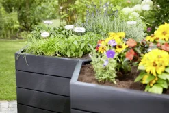 Garantia Hochbeet Ergo L 75 95 x 110 x 75 cm, wood, mit Flora Wassersystem