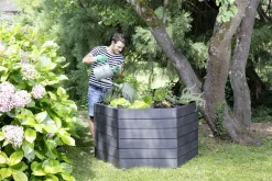 Garantia Hochbeet Ergo L 75 95 x 110 x 75 cm, wood, mit Flora Wassersystem