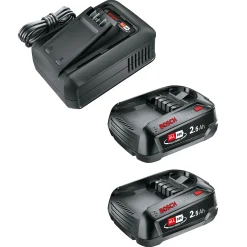 Gardena System Starter Kit QC AL 18V-44 inkl. 2 x 2,5 Ah SoC Akku