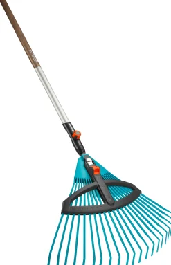 Gardena Verstellbesen combisystem mit Holzstiel 35 - 52 cm Arbeitsbreite