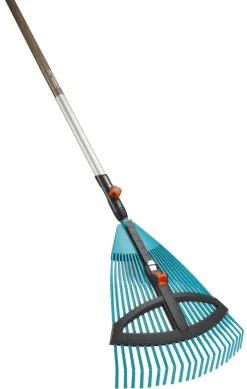 Gardena Verstellbesen combisystem mit Holzstiel 35 - 52 cm Arbeitsbreite