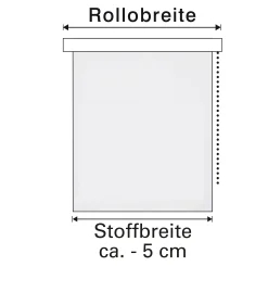 Gardinia EasyFix Doppelrollo grau 60 x 150 cm