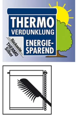 Gardinia EasyFix Thermo Rollo schiefer 60 x 150 cm