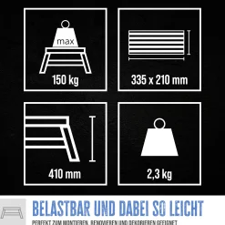 Güde Aluminium-Klapptritt GAT 2S