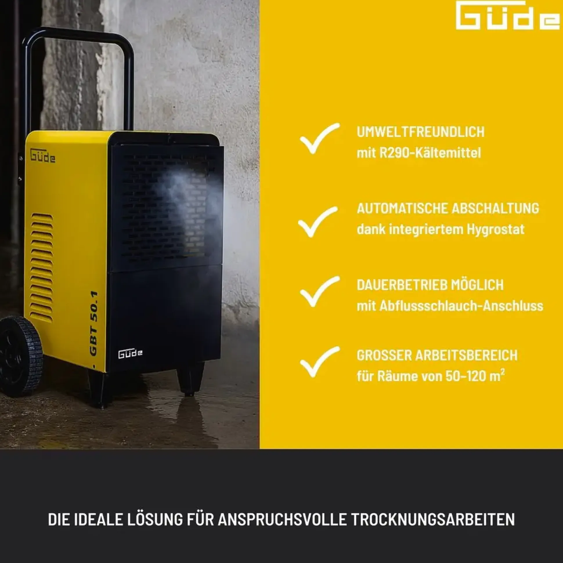 Güde Bautrockner GBT 50.1 220-240 V 900 W