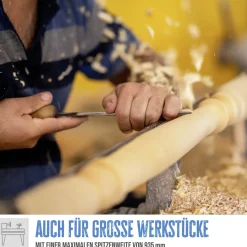 Güde Drechselmaschine GDM 1000 550 W 600-2.100 min-1