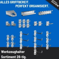 Güde Werkzeughaltersortiment 28-teilig