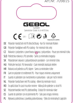 Gebol Handschuh Miss Flower