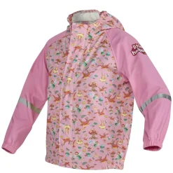 Gebol Regenjacke Little Helpers Märchenwald pink